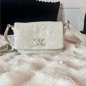 Juicy Couture Cream Crossbody Bag